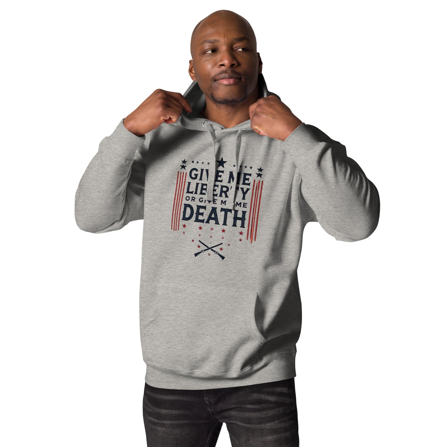give me liberty or give me death hoodie patriotic rogue republic