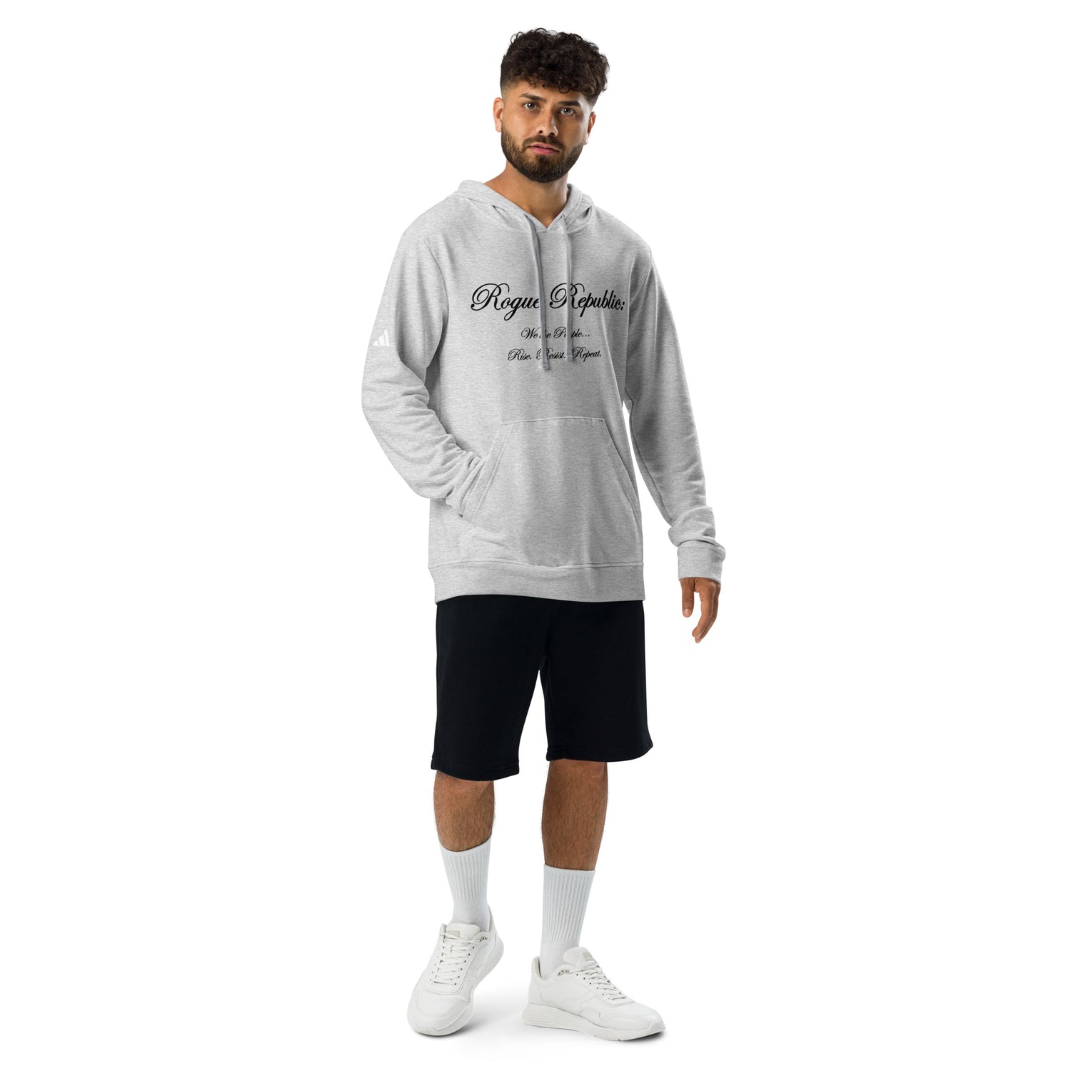 Grey we the people hoodie