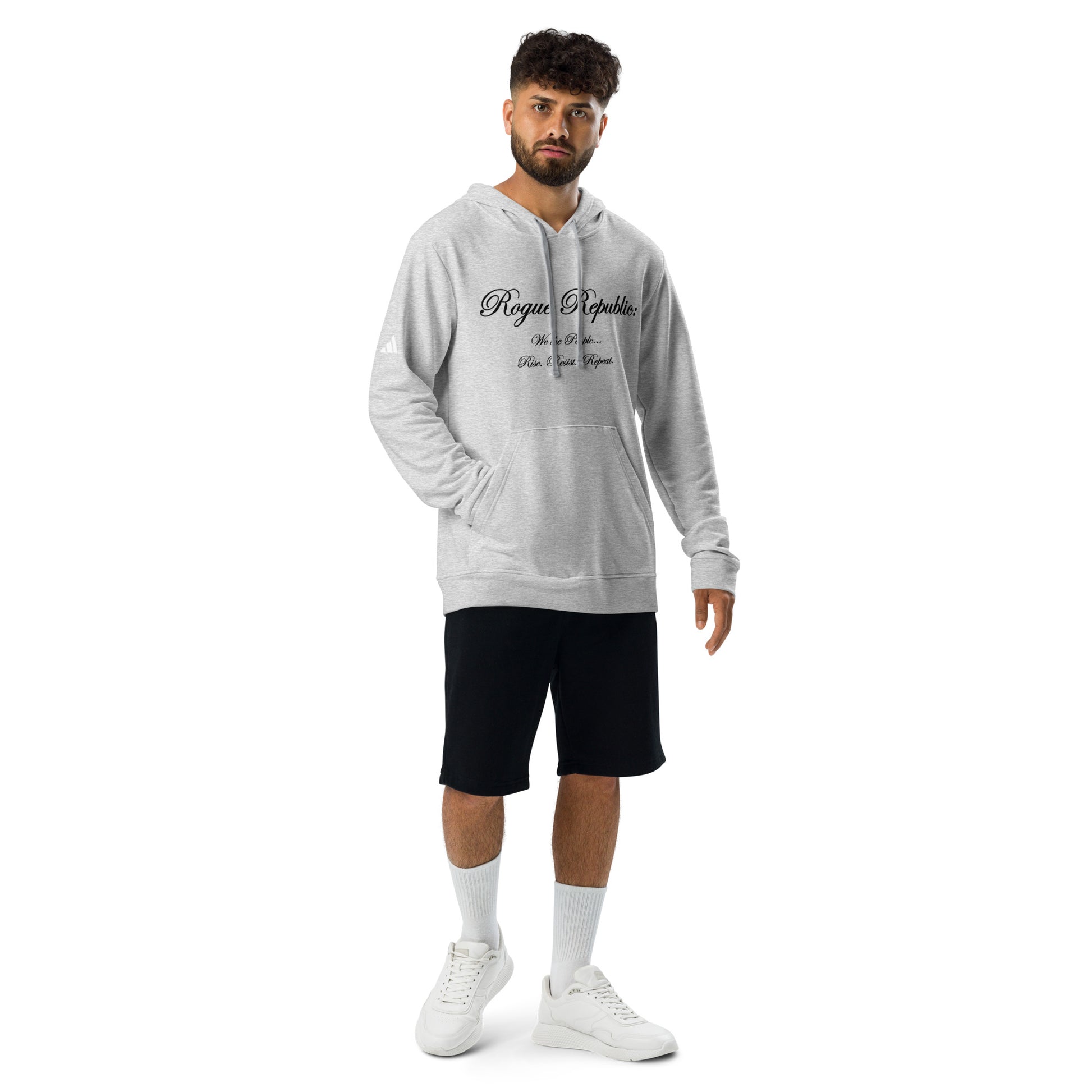 Grey we the people hoodie