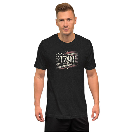 men's 1791 t-shirt 2A second amendment